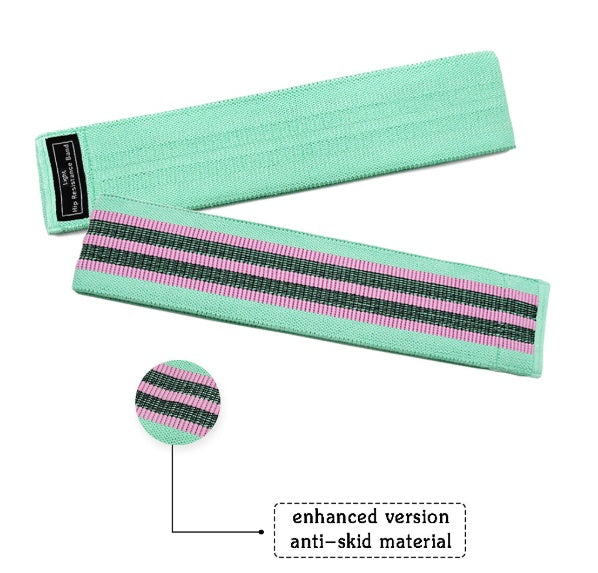 Tone & Strengthen Anywhere – Fabric Resistance Band Set