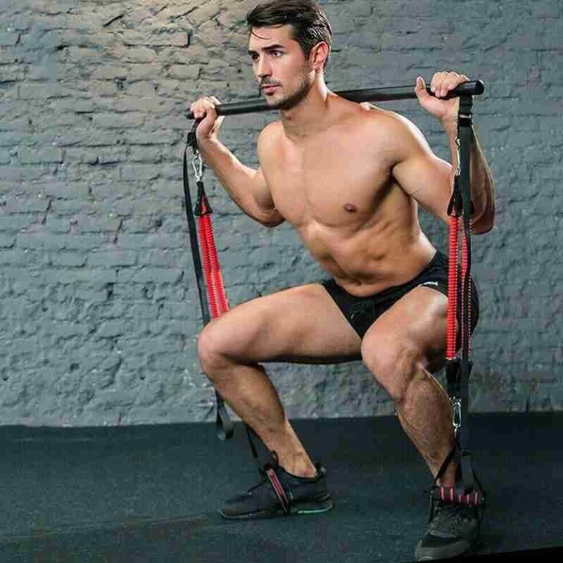 Your Home Gym Hero – Resistance Bar & Bands Combo