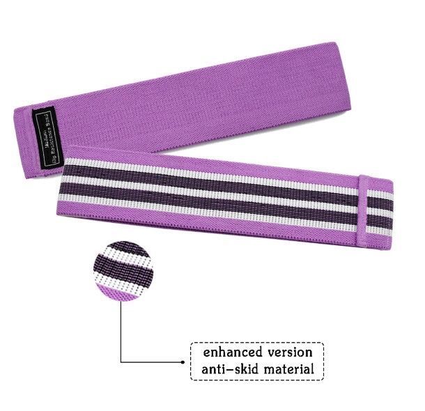 Tone & Strengthen Anywhere – Fabric Resistance Band Set