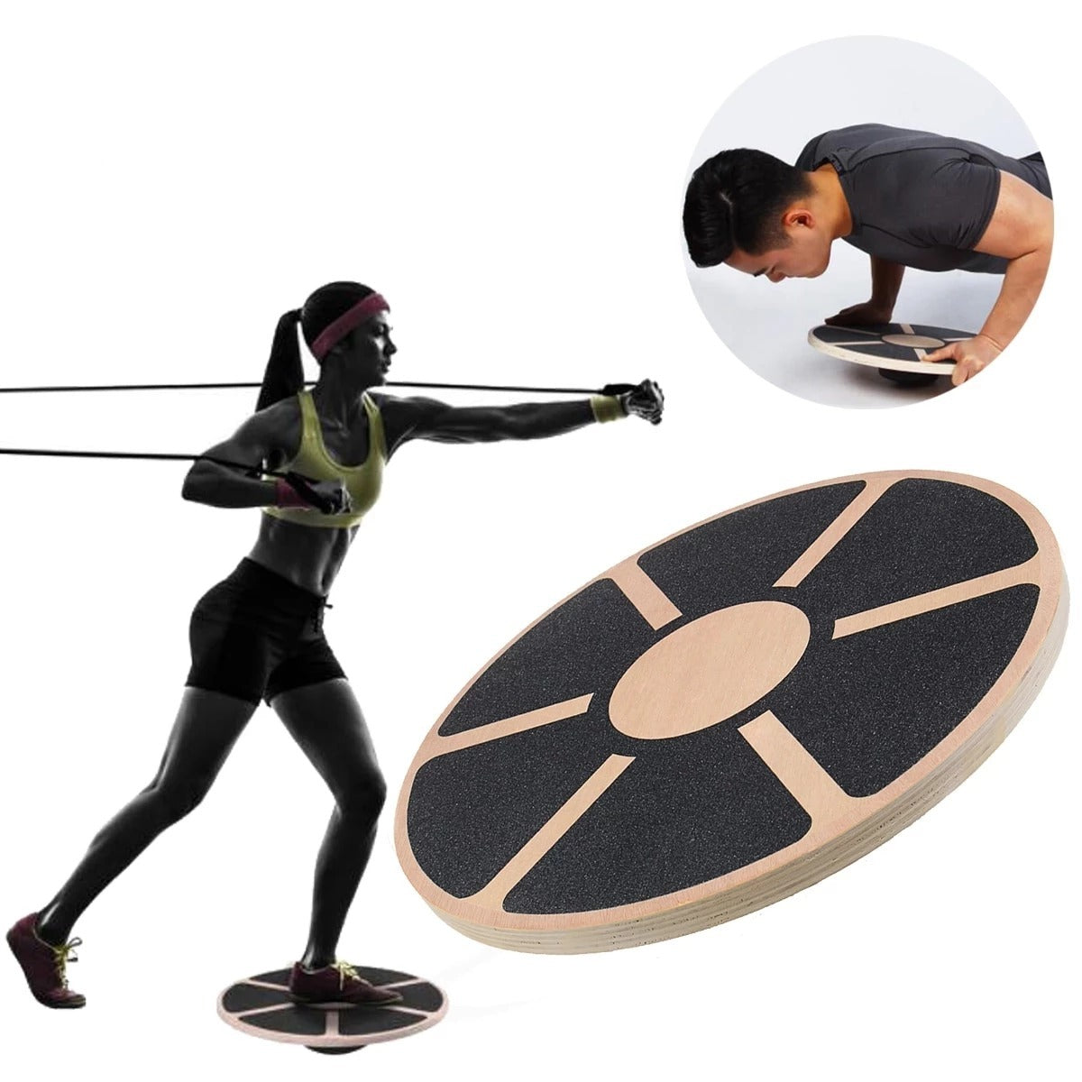 Core Strength Made Fun – Anti-Slip Balance Board