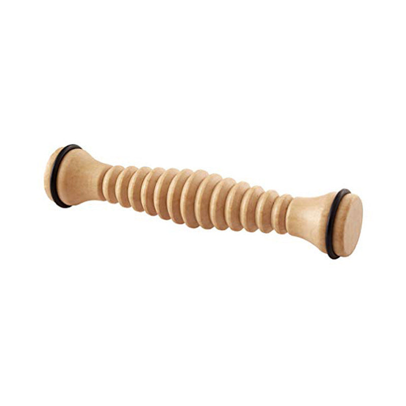 Relax Naturally – Wooden Thorn Roller for Muscle Recovery
