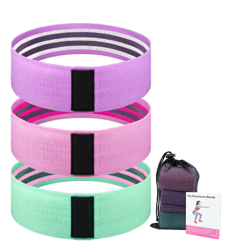 Tone & Strengthen Anywhere – Fabric Resistance Band Set